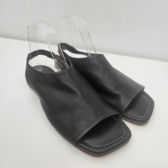COS Black Leather Sandals - Picture 1 of 7